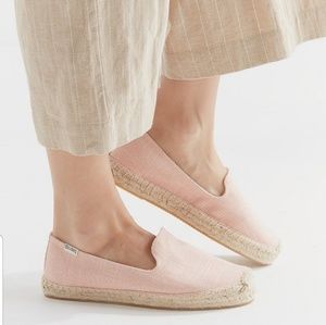 NEW Soludos Pink Smoking Slipper